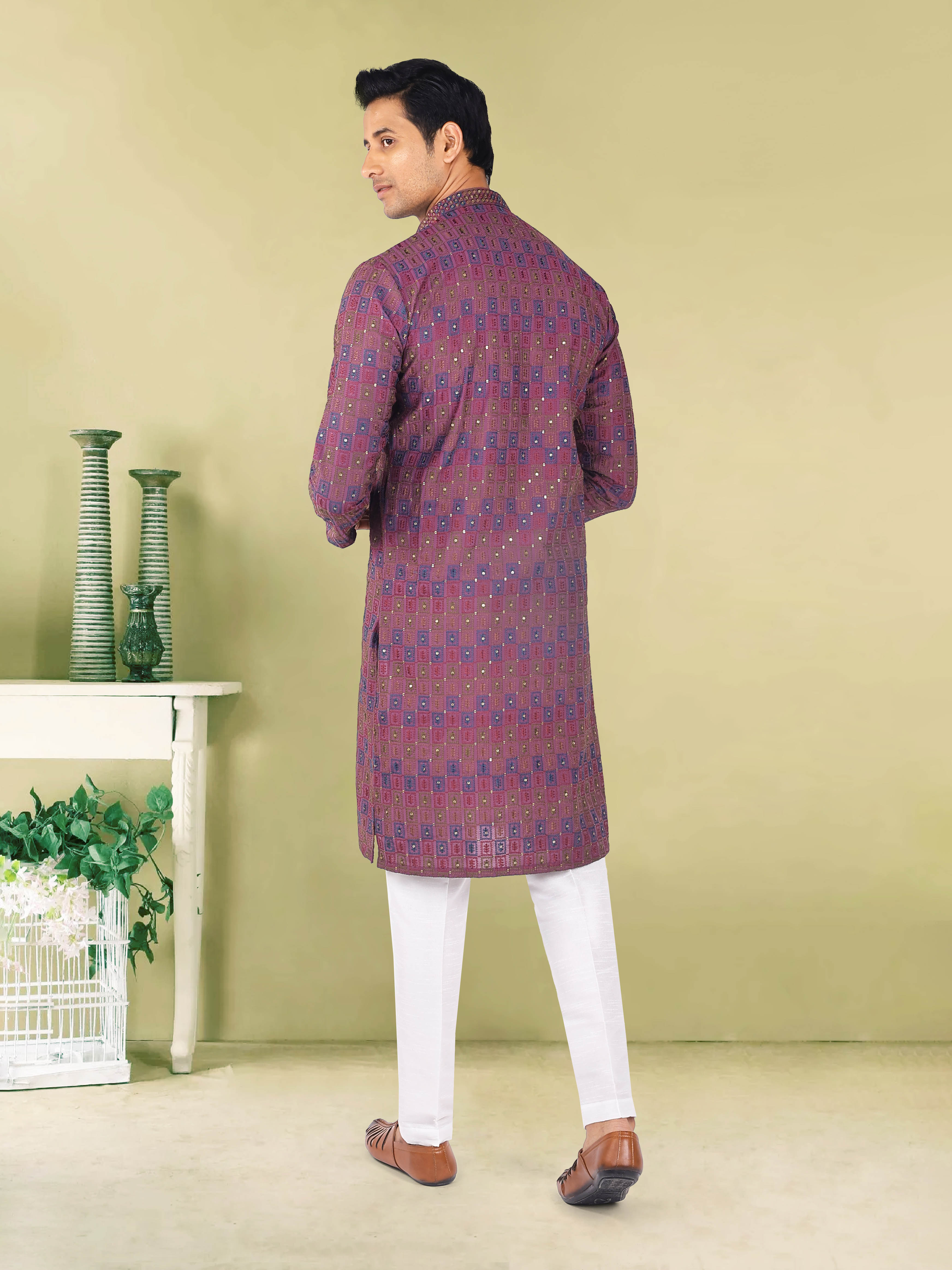 Mens Kurta Pajma Set@