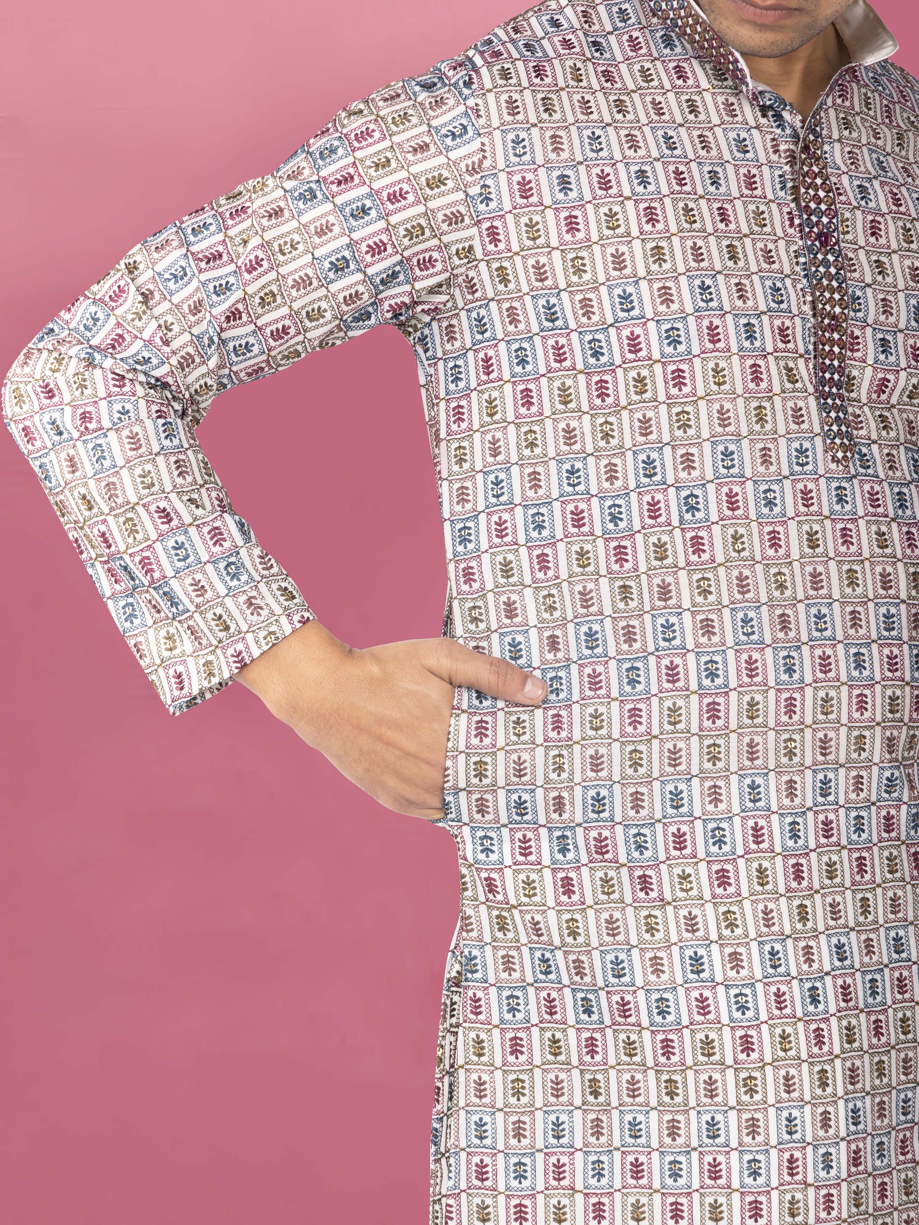 Mens Kurta Pajma Set@
