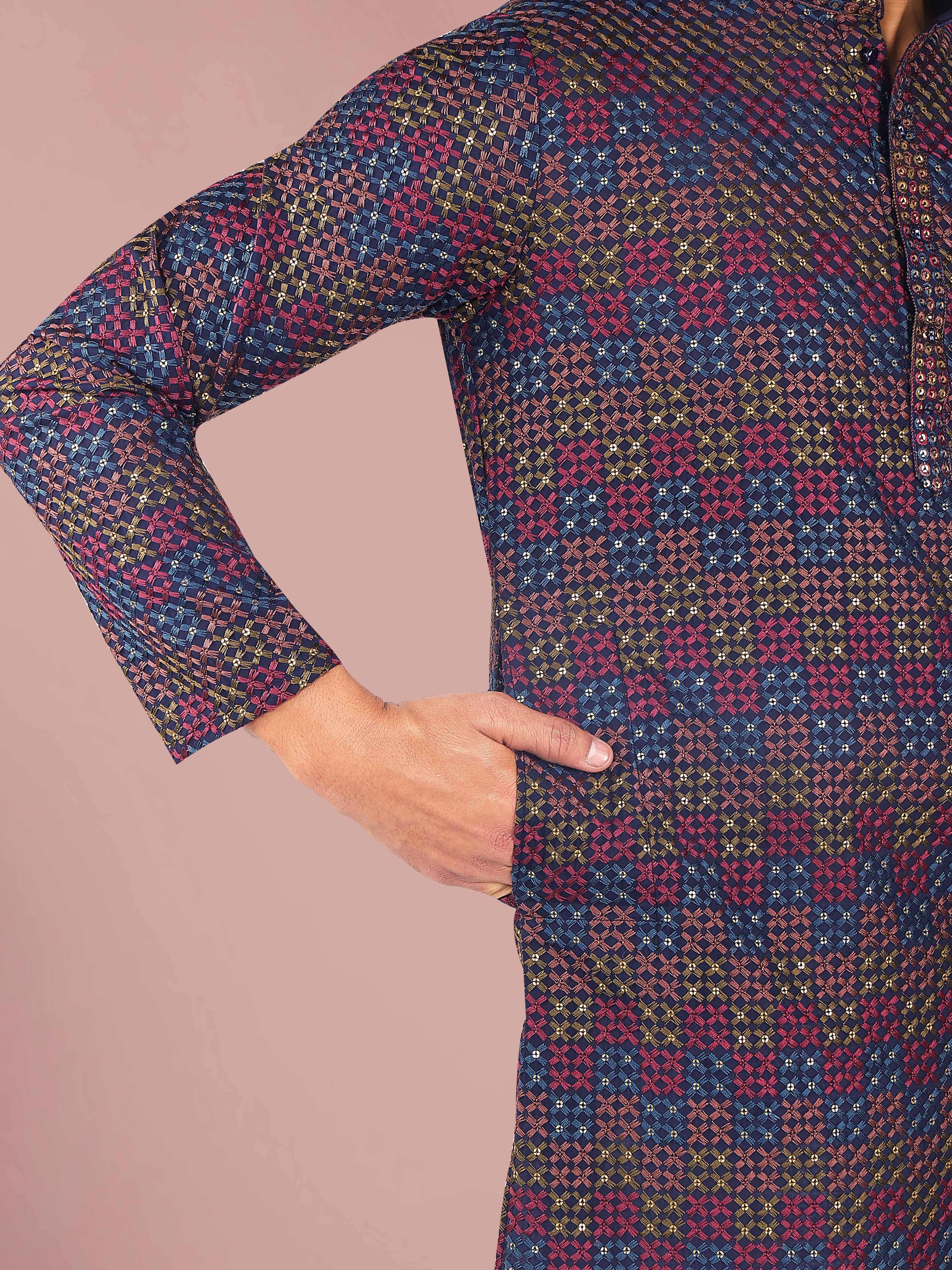 Mens Kurta Pajma Set@