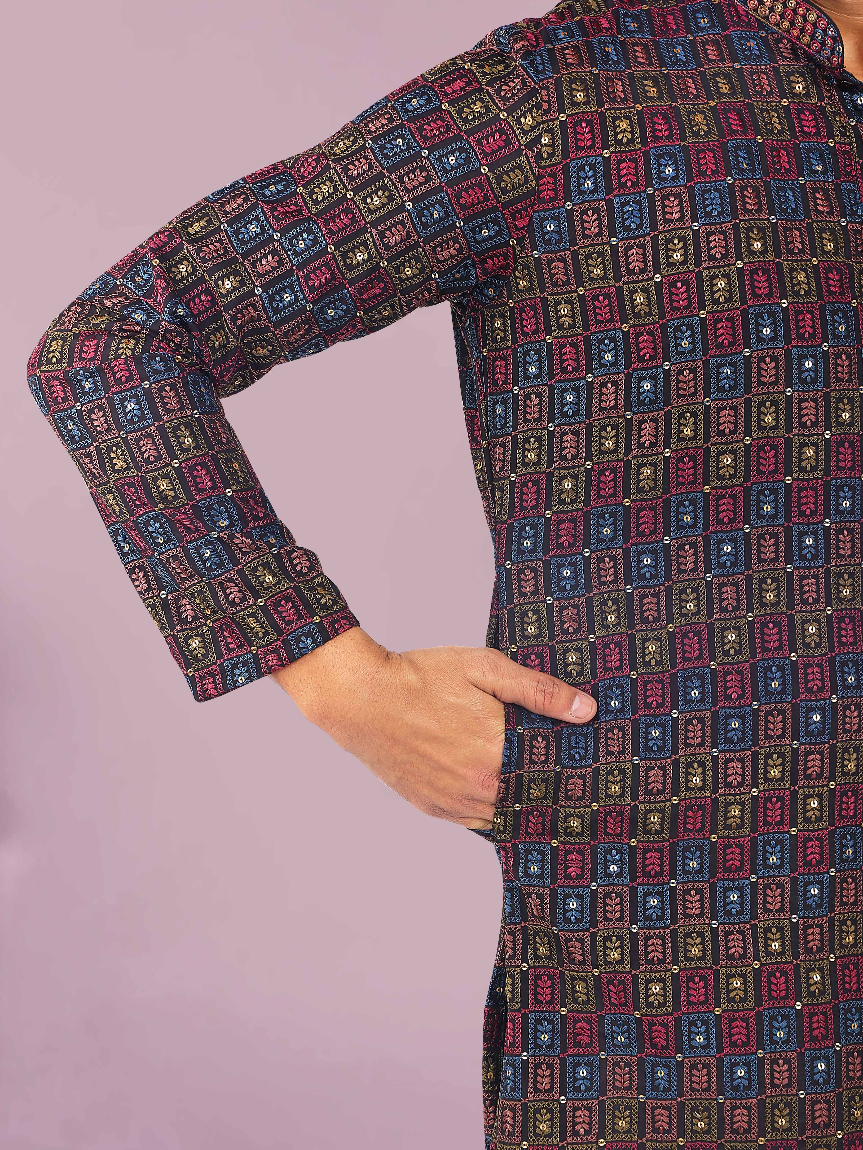 Mens Kurta Pajma Set@