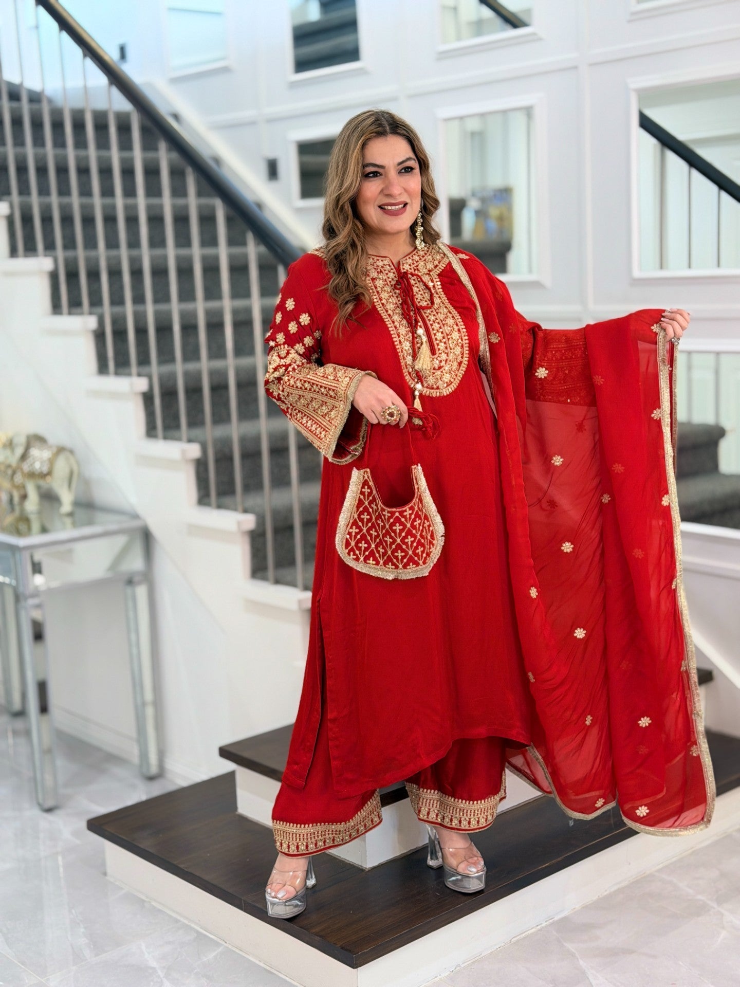 Red Premium Salwar Kameez - Salwar Kameez