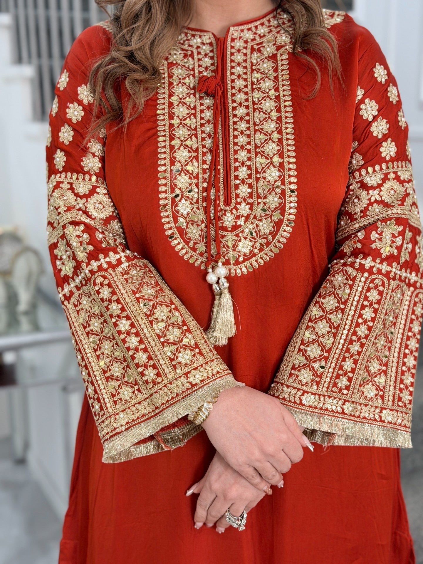 Rust Premium Salwar Kameez (6)