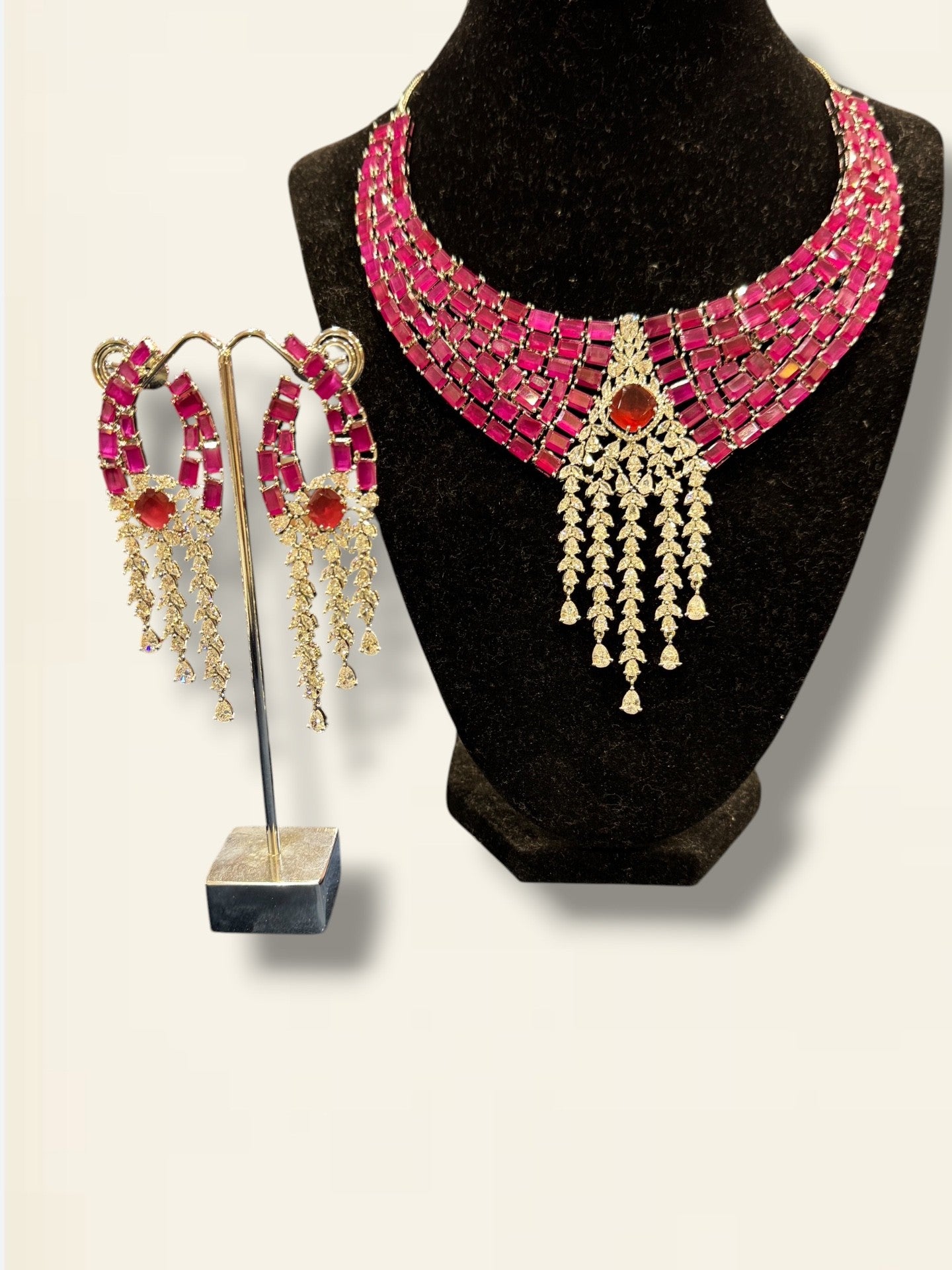 Premium Neckpieces & Earring Set (3)