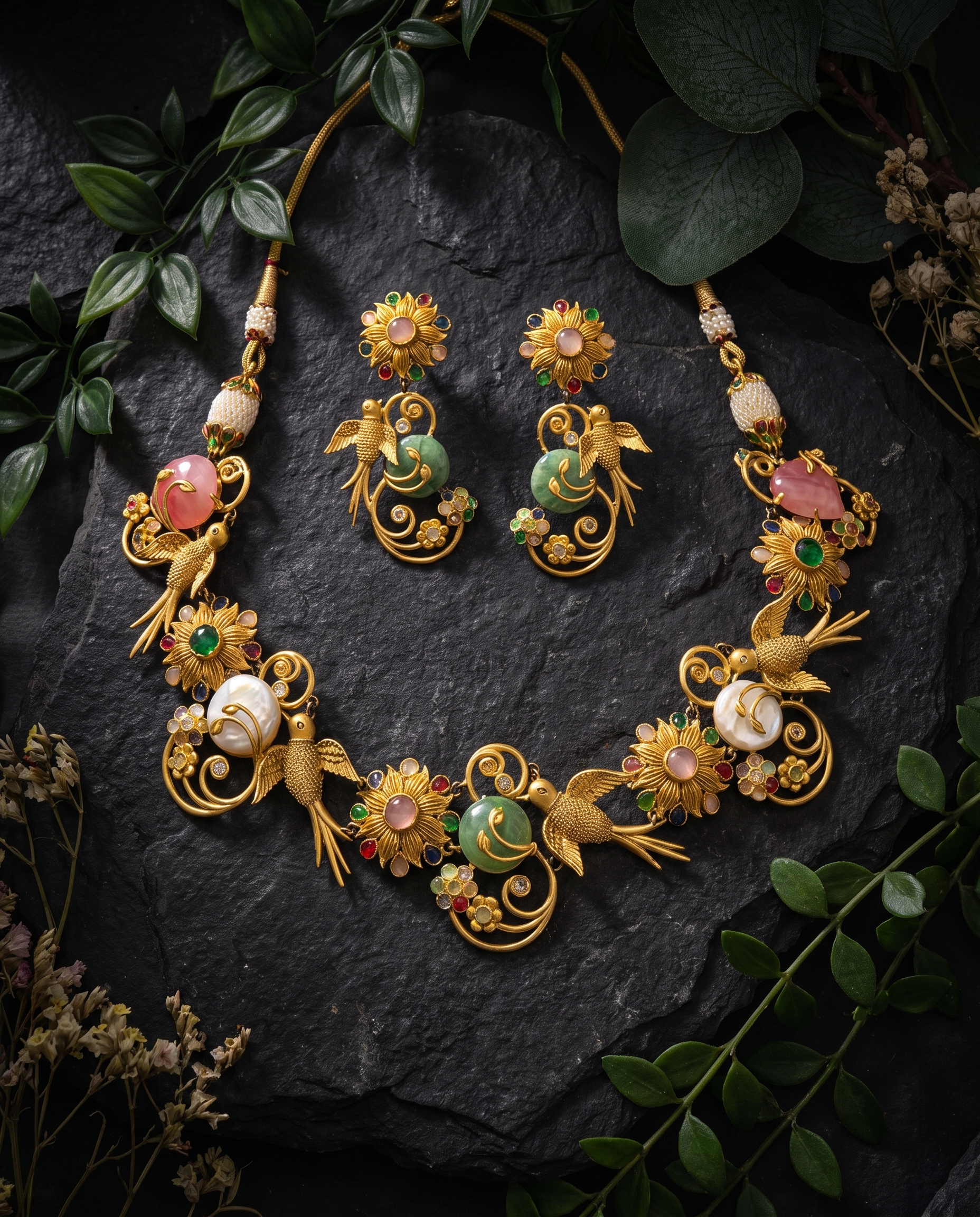 Premium Neckpieces & Earring Set