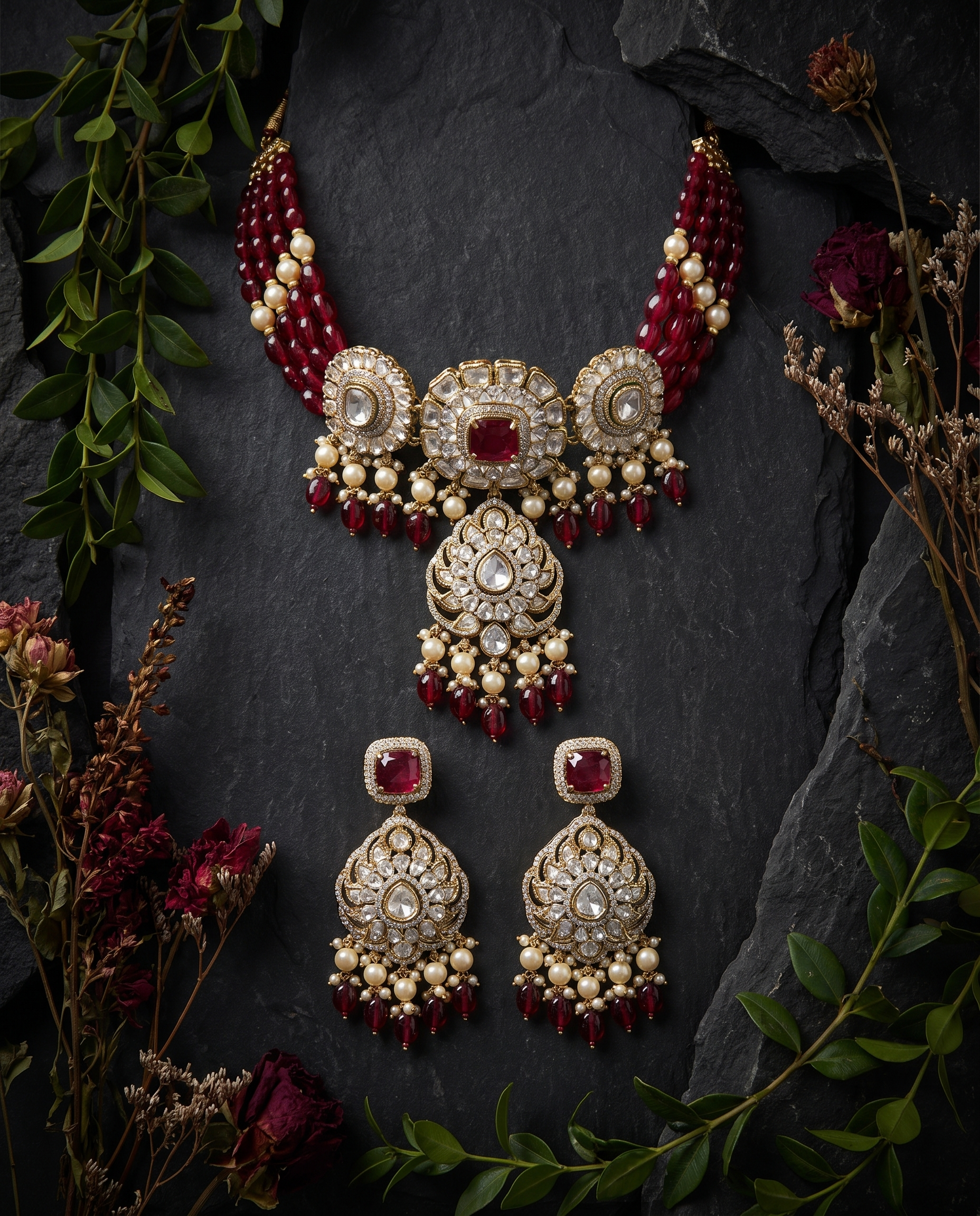 Neckpieces & Earring Set
