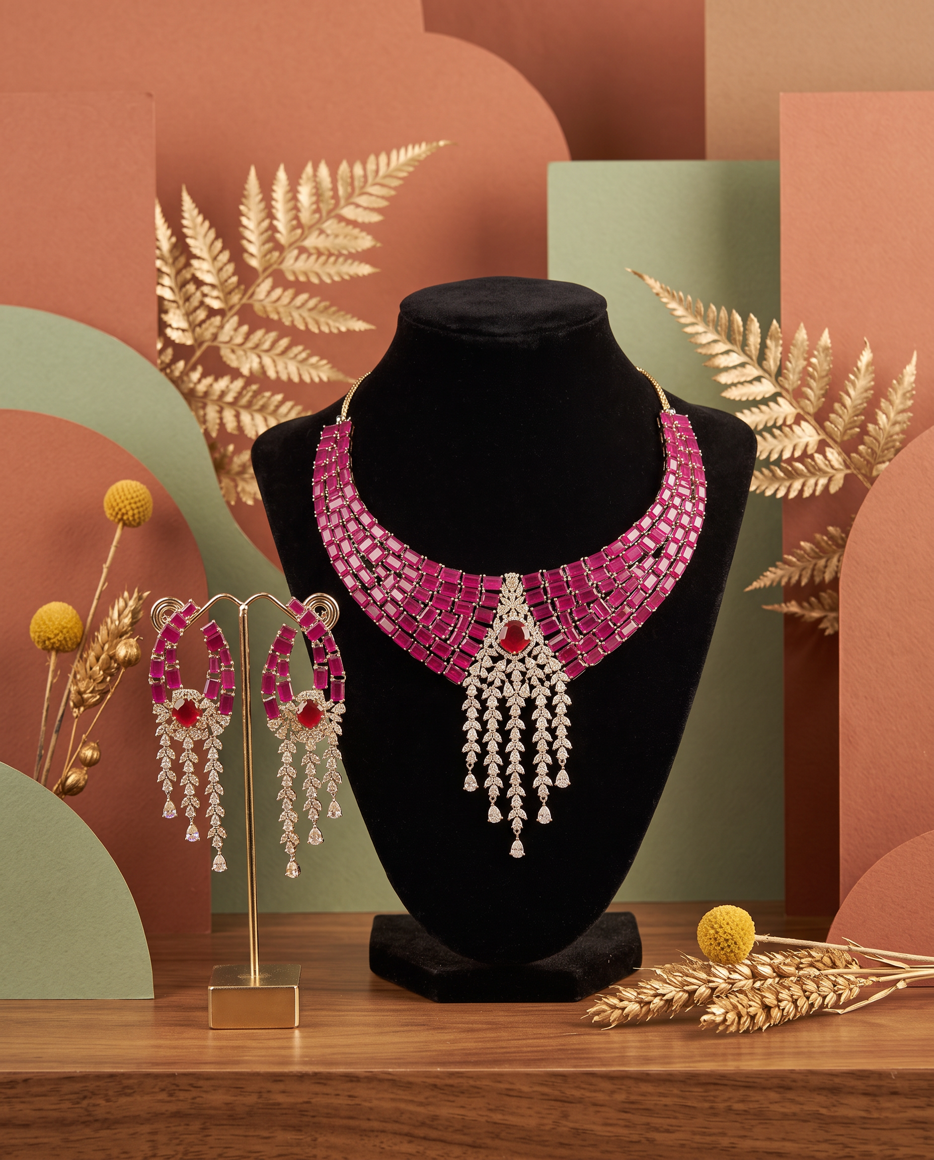 Premium Neckpieces & Earring Set