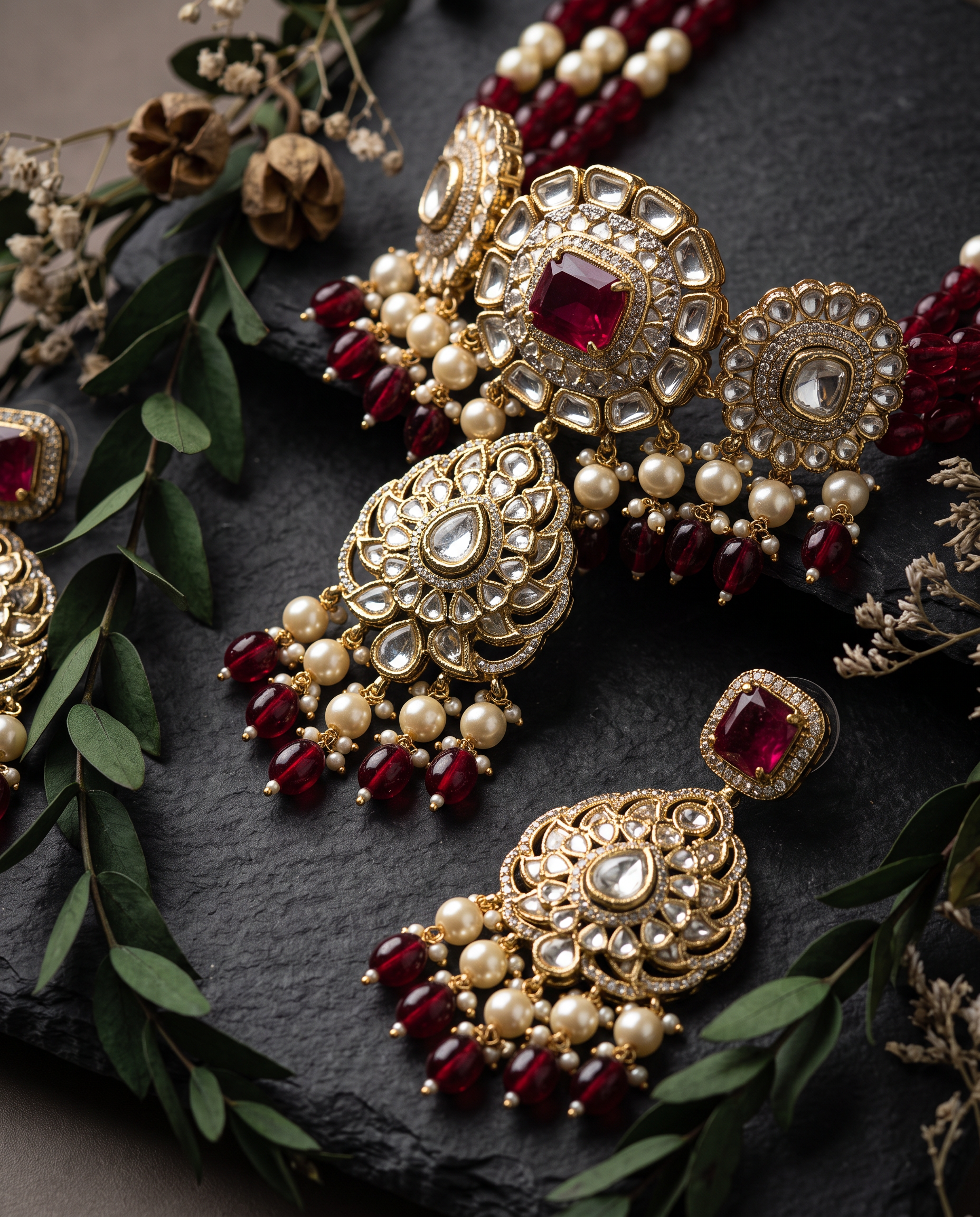 Neckpieces & Earring Set