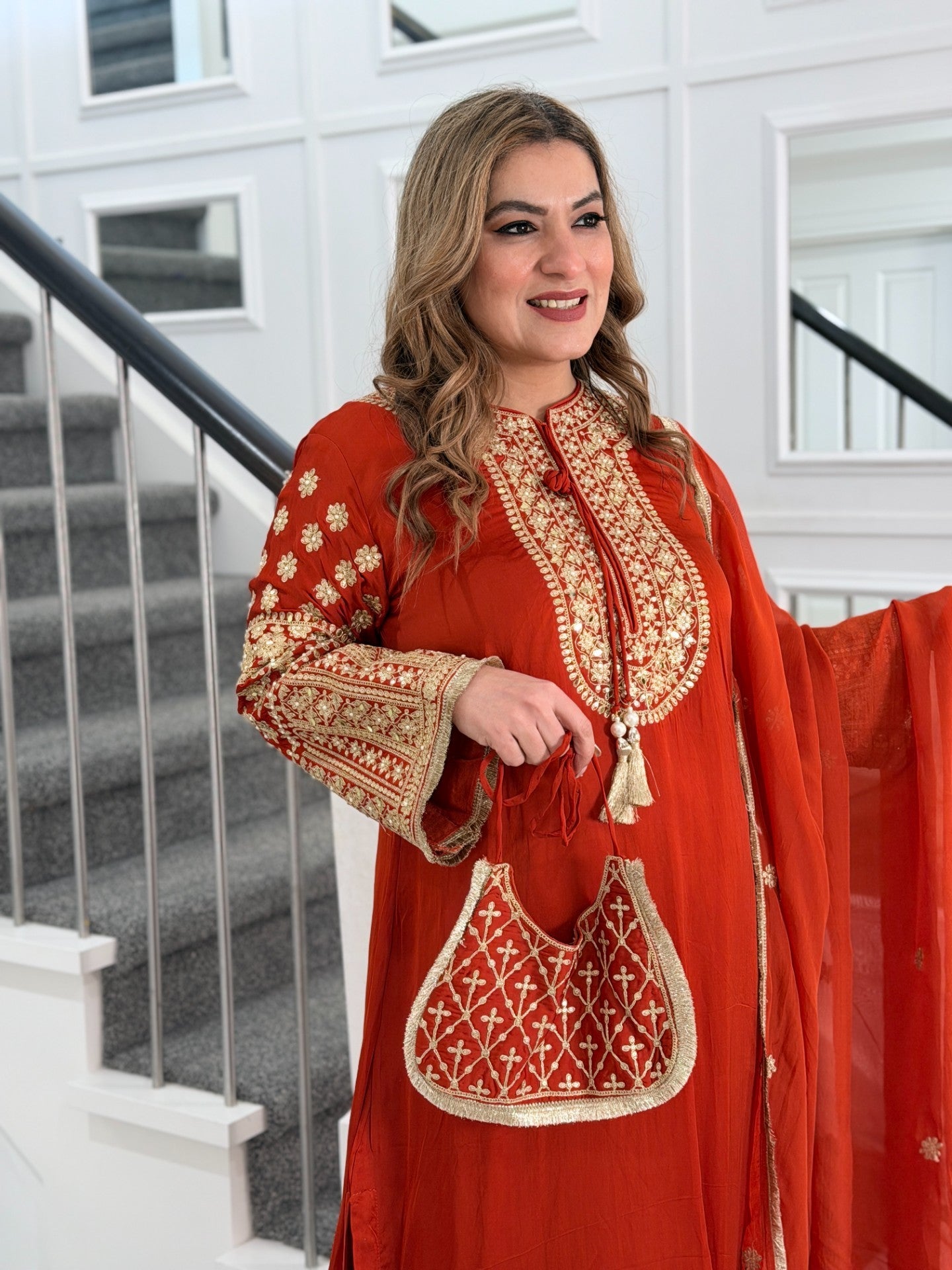 Rust Premium Salwar Kameez (3)