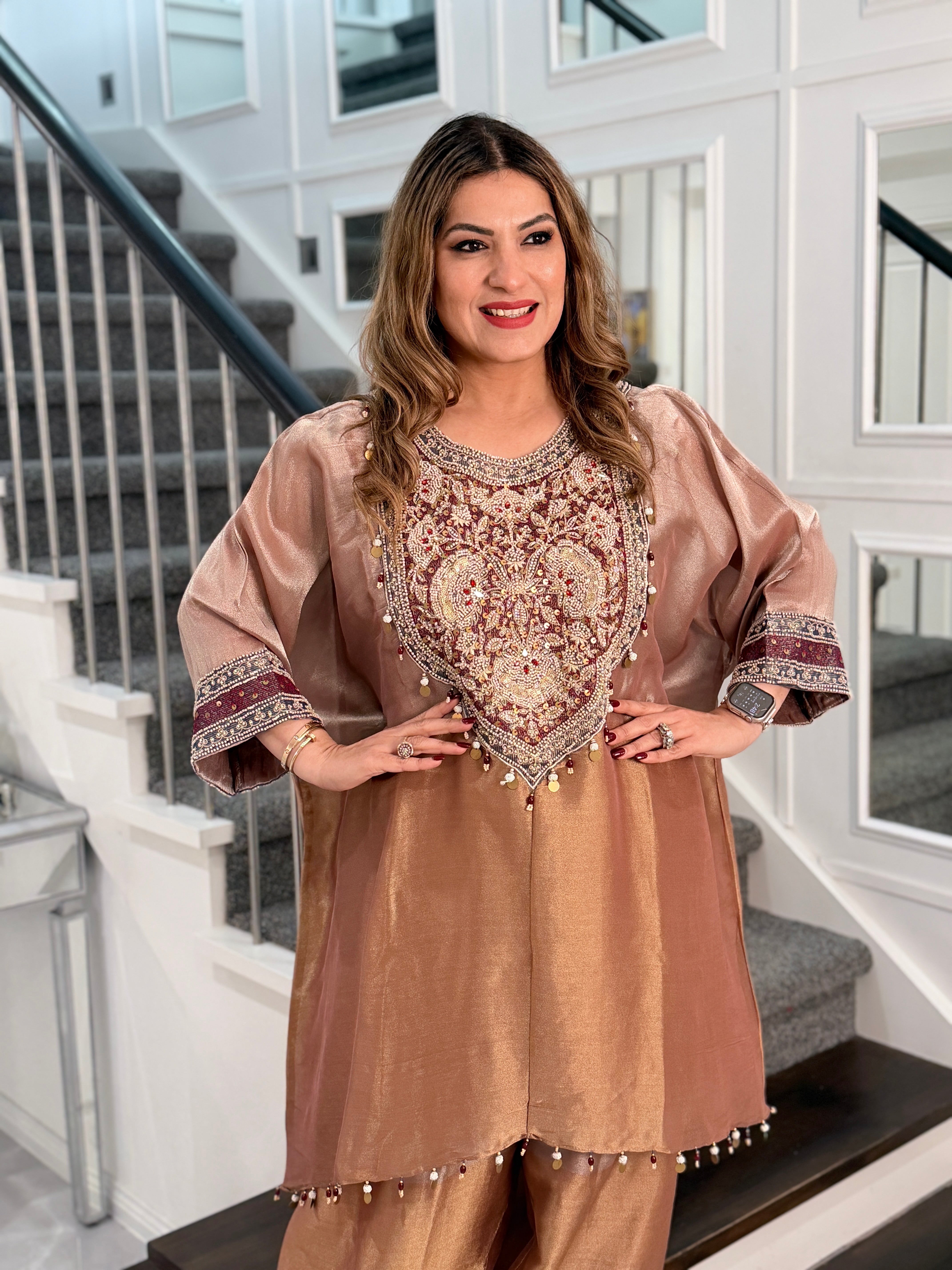 Trendy Embroidered Kaftan - Indo-western Wear (2)