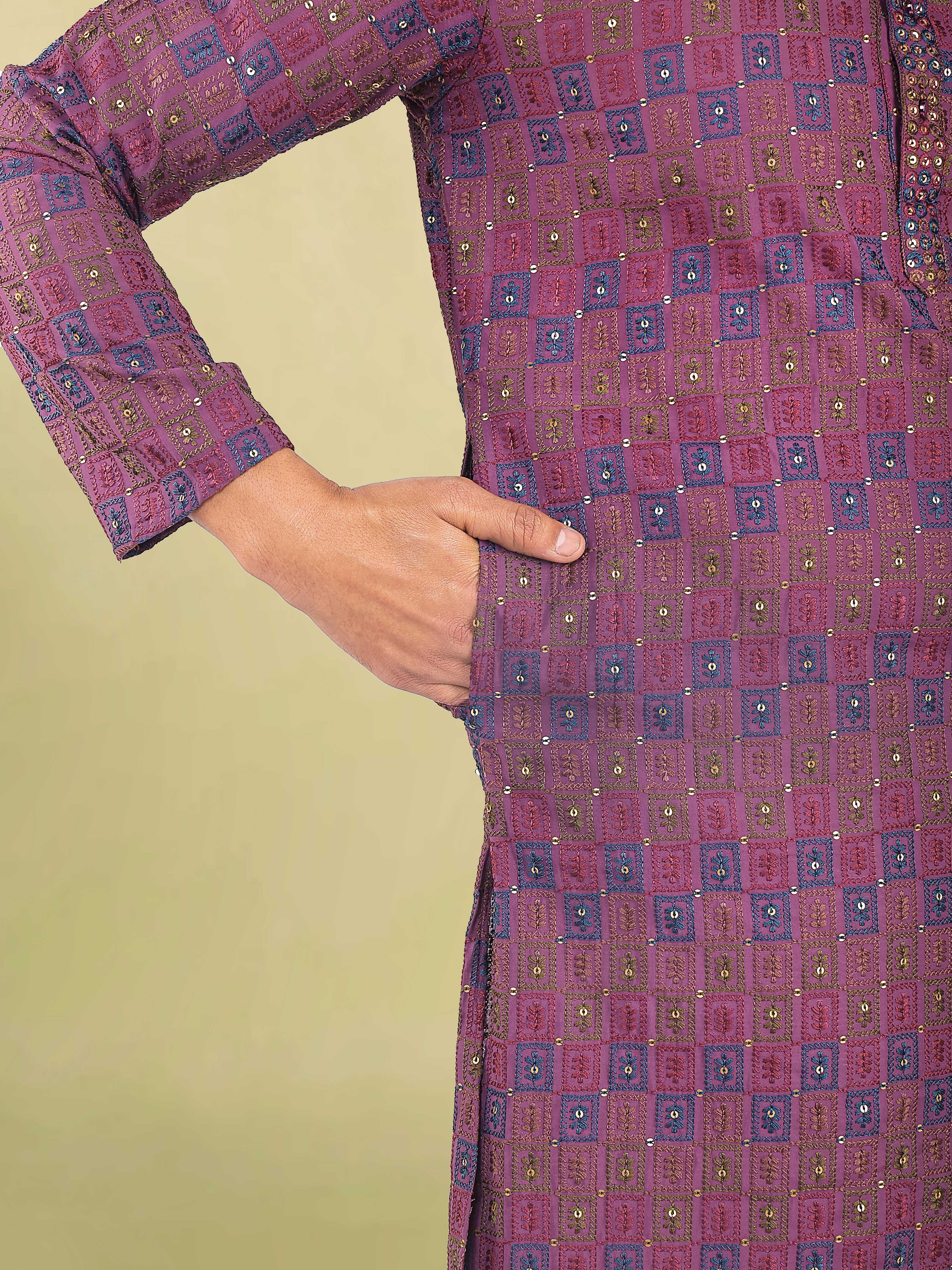 Mens Kurta Pajma Set@