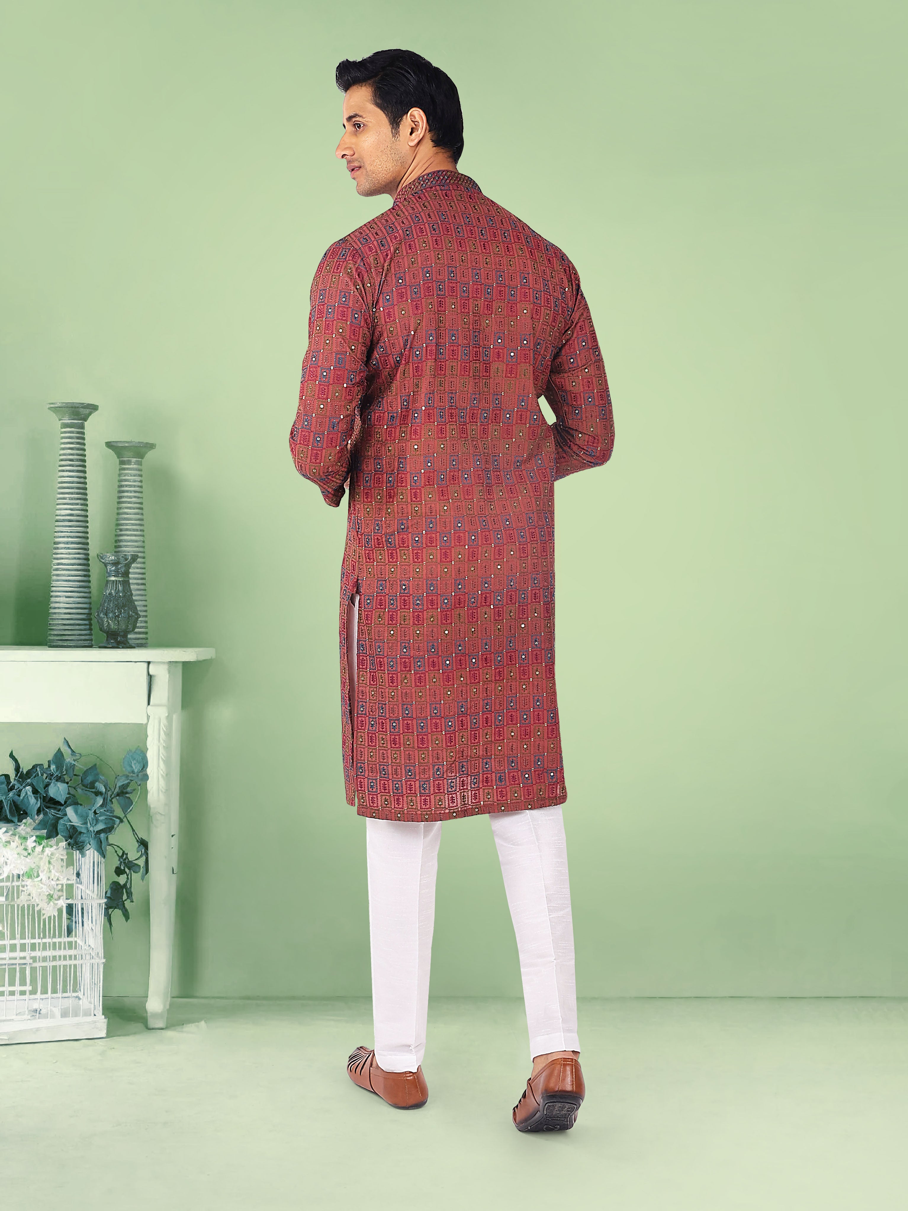 Mens Kurta Pajma Set@