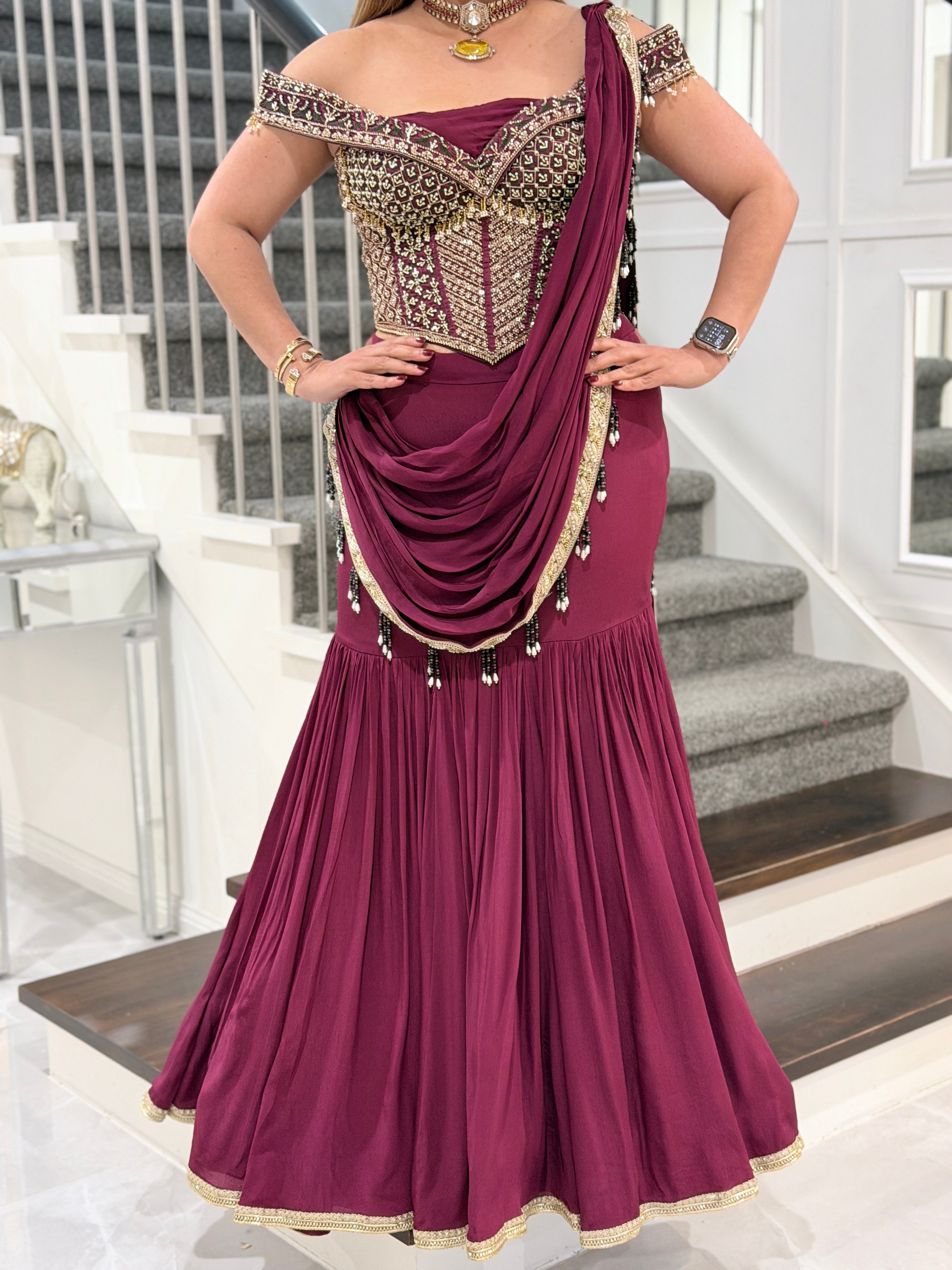 Premium Indo-western Wear (Suitable for size 38-42) - Indo-western Wear