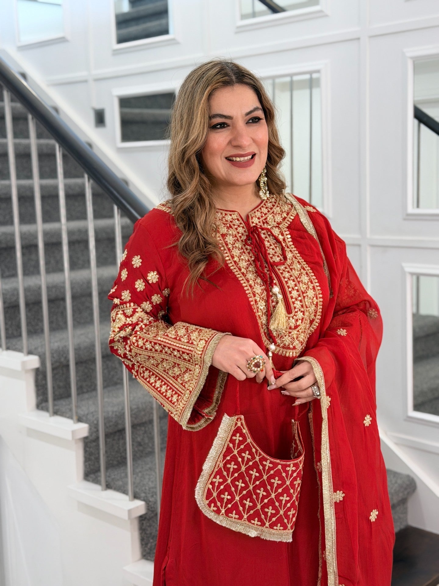 Red Premium Salwar Kameez (2)