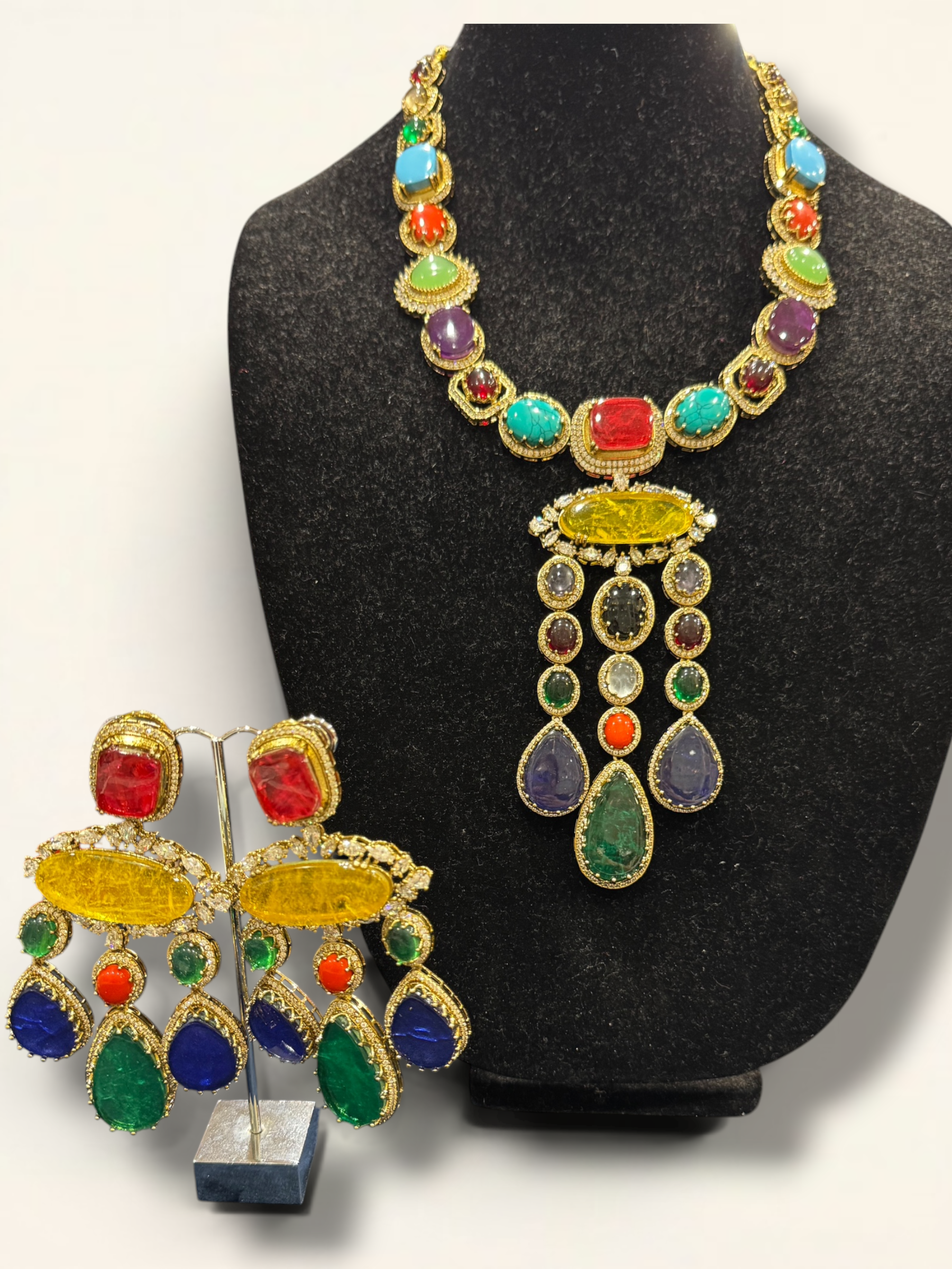 Premium Neckpieces & Earring Set - Neckpieces & Earring Set (2)