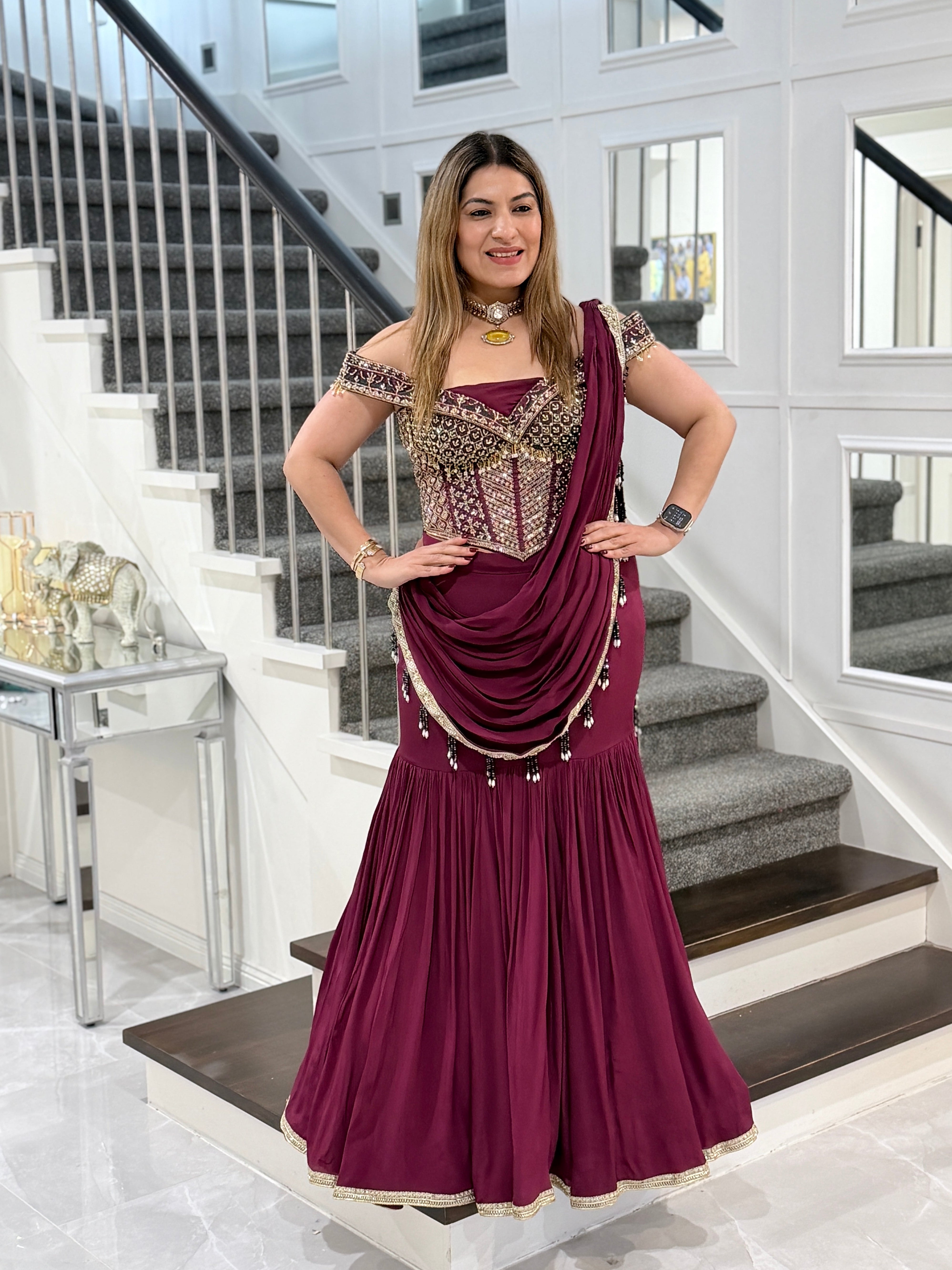 Premium Indo-western Wear (Suitable for size 38-42) - Indo-western Wear (4)