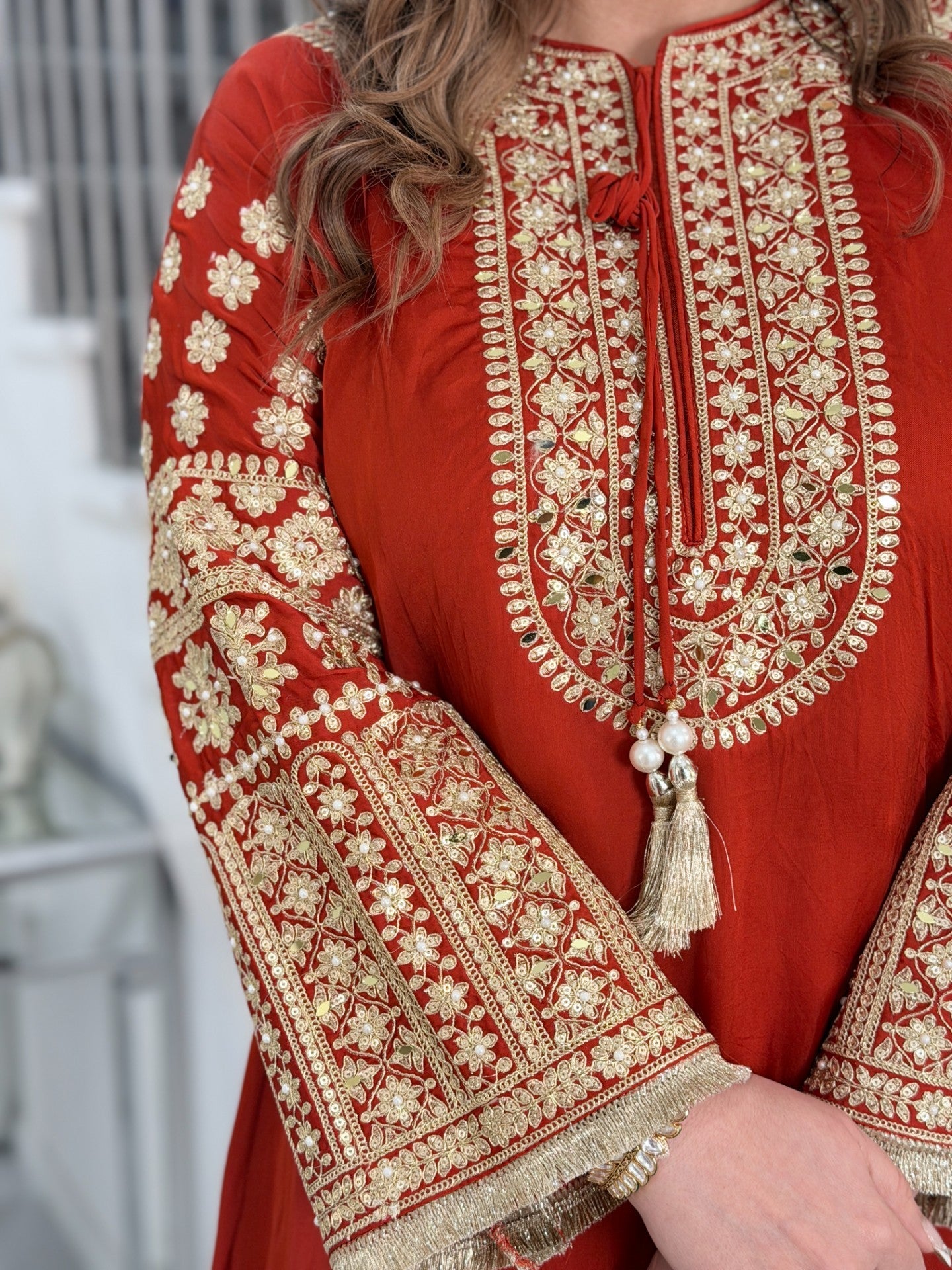 Rust Premium Salwar Kameez (7)