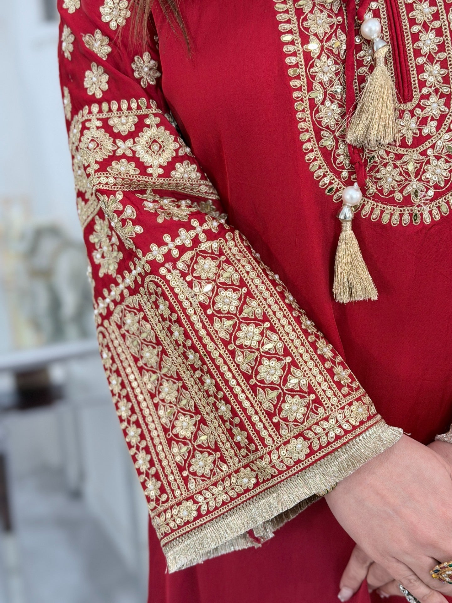 Red Premium Salwar Kameez (6)