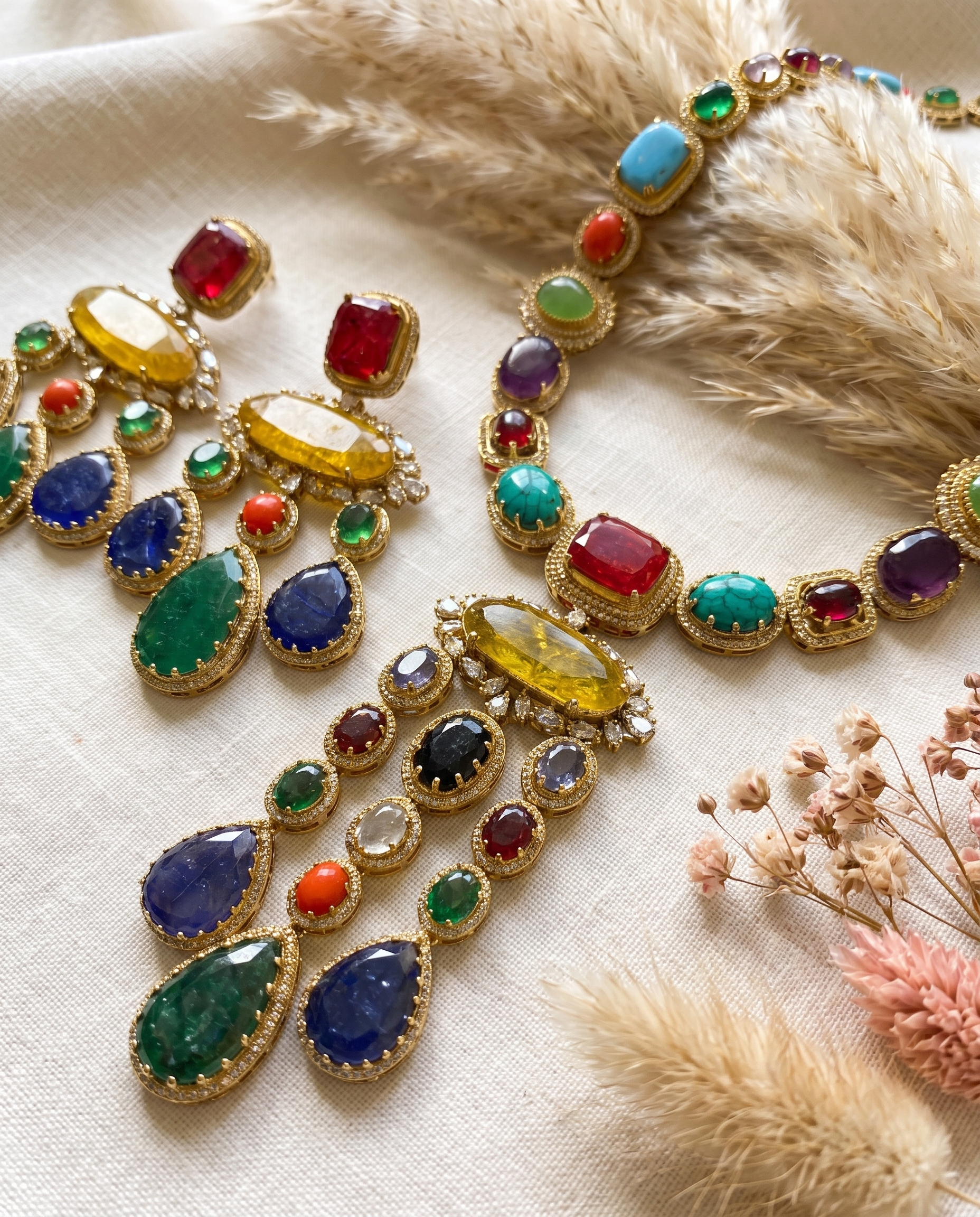 Premium Neckpieces & Earring Set