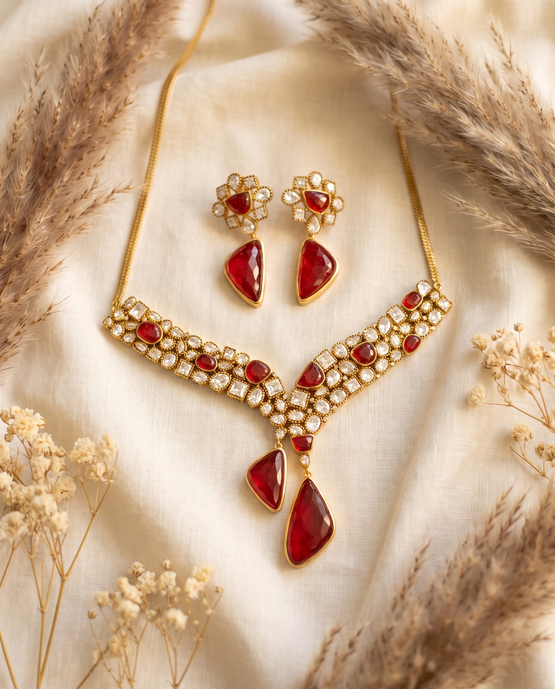 Premium Neckpieces & Earring Set